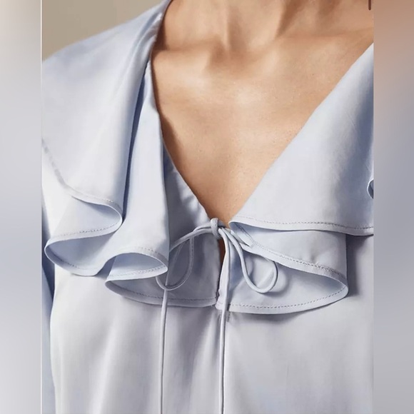 J. Crew Women’s Goldie Top In Satin CD054 Size Small In Black NWT - Picture 3 of 4